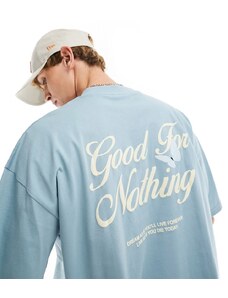 Good For Nothing - Dream - T-shirt oversize blu