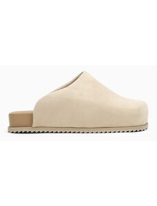 YUME YUME Mules Truck in similpelle scamosciata beige