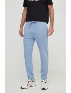 Polo Ralph Lauren pantaloni da jogging in cotone colore blu