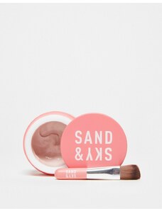 Sand & Sky - Maschera viso levigante all'argilla rosa australiana in formato da viaggio da 30 g-Nessun colore