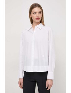 Armani Exchange camicia in cotone donna colore bianco