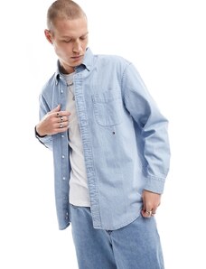 Tommy Hilfiger - Camicia blu in morbido denim