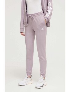 adidas pantaloni da jogging in cotone colore rosa IS2105