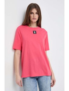 Patrizia Pepe t-shirt in cotone donna colore rosa