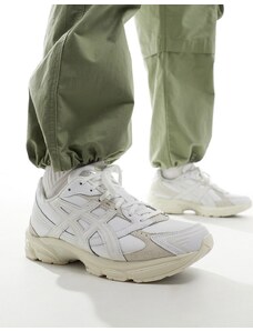 Asics - Gel-1130 - Sneakers in pelle e camoscio premium bianche e crema-Bianco