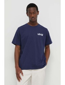 Levi's t-shirt in cotone uomo colore blu navy