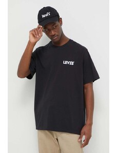 Levi's t-shirt in cotone uomo colore nero