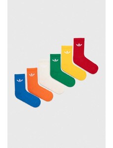 adidas Originals calzini pacco da 6 colore bianco IT7571