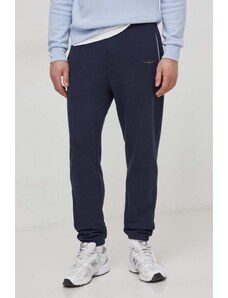 Aeronautica Militare pantaloni da jogging in cotone colore blu navy