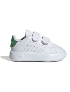 Sneakers primi passi bianche da bambino con doppio velcro adidas Advantage CF I