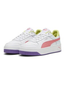 Sneakers bianche da donna con dettagli multicolore Puma Carina Street