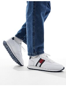 Tommy Jeans - Runner - Sneakers bianche in pelle-Bianco