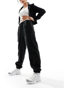 The Couture Club - Joggers neri in pile soffice-Nero
