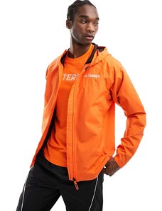 adidas performance adidas - Terrex - Giacca impermeabile arancione per sport all'aperto