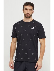 adidas t-shirt in cotone uomo colore nero IS1826