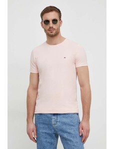 Tommy Hilfiger t-shirt uomo colore rosa MW0MW10800