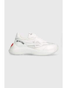 Love Moschino sneakers colore bianco JA15366G1IIQA10A JA15196G1HIY500A