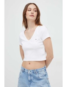 Tommy Jeans t-shirt donna colore bianco