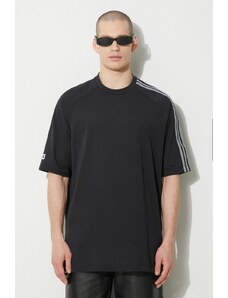 Y-3 t-shirt 3-Stripes Short Sleeve Tee uomo colore nero con applicazione IR6265