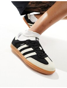 adidas Originals - Samba OG - Sneakers nere e beige in camoscio-Nero