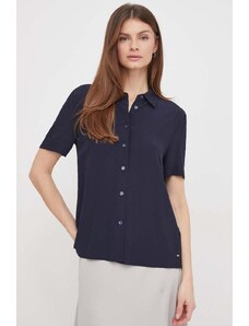 Tommy Hilfiger camicia donna colore blu navy