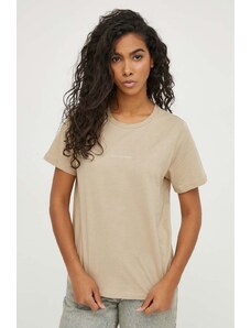 Marc O'Polo t-shirt in cotone donna colore beige