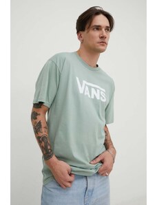 Vans t-shirt in cotone uomo colore verde