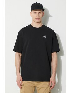 The North Face t-shirt in cotone M Nse Patch S/S Tee uomo colore nero con applicazione NF0A87DAJK31