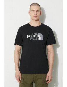The North Face t-shirt in cotone M S/S Easy Tee uomo colore nero NF0A87N5JK31