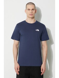 The North Face t-shirt M S/S Simple Dome Tee uomo colore blu navy NF0A87NG8K21