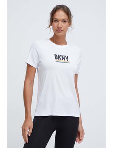 Dkny t-shirt donna colore bianco