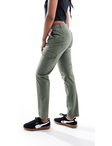 JDY - Pantaloni cargo affusolati kaki-Verde