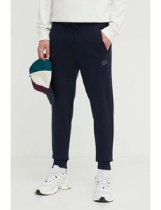 HUGO pantaloni da jogging in cotone colore blu navy