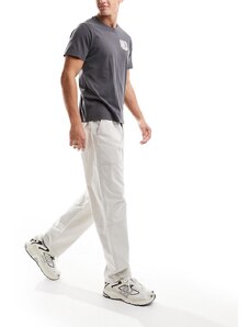Levi's - Pantaloni cargo con tasche color crema-Bianco