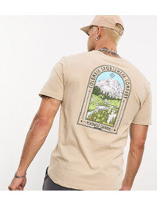 In esclusiva per ASOS - Columbia - Cavalry Trail - T-shirt beige con stampa sul retro-Neutro