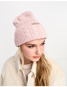 Columbia - Agate Pass - Berretto in maglia a trecce rosa