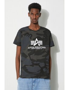 Alpha Industries t-shirt in cotone Basic T-Shirt Camo 100501C.125