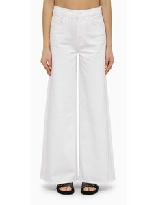 Mother Pantalone The Undercover bianco in denim