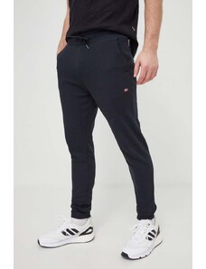 Napapijri pantaloni da jogging in cotone colore nero