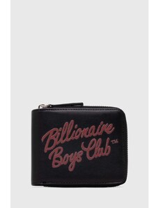 Billionaire Boys Club portafoglio in pelle Script Logo Wallet uomo colore nero B24148
