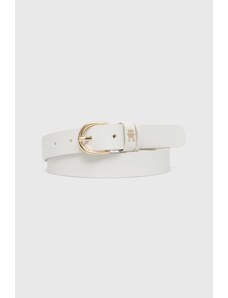 Tommy Hilfiger cintura in pelle donna colore bianco