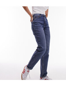 Topshop Tall - Original - Mom jeans blu medio