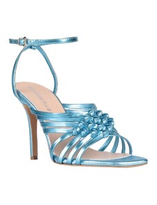 Scarpe donna LA VIA DEL MARE EU 35 sandali nero raso AS166