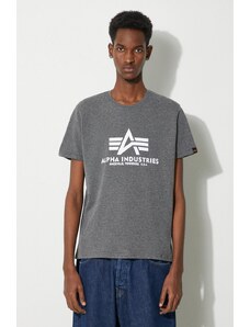 Alpha Industries t-shirt in cotone uomo colore bianco
