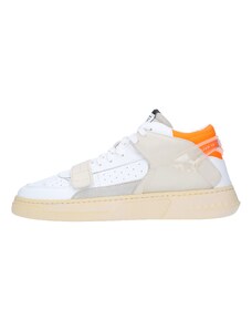 Run Of Sneakers Bianco-arancio
