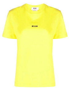 Msgm T-shirt E Polo Giallo