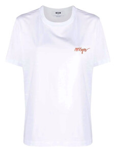 Msgm T-shirt E Polo Bianco