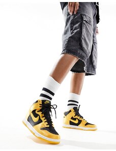 Nike - Dunk Twist High - Sneakers alte dorate e nere-Nero