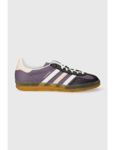 adidas Originals sneakers in pelle Gazelle Indoor W colore violetto
