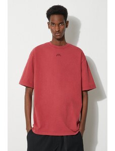 A-COLD-WALL* t-shirt in cotone Essential T-Shirt uomo colore rosso con applicazione ACWMTS177